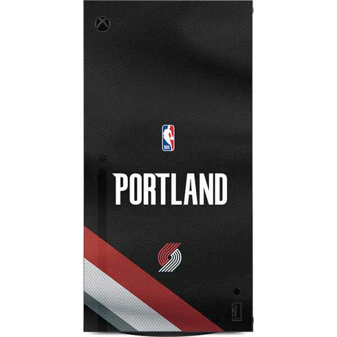 NBA Portland Trail Blazers Jersey XBox Series X Digital Edition Console Skin